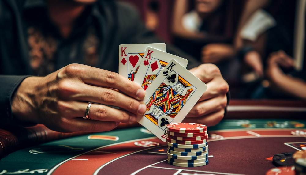 Brelan au poker : Comment jouer face à un adversaire agressif