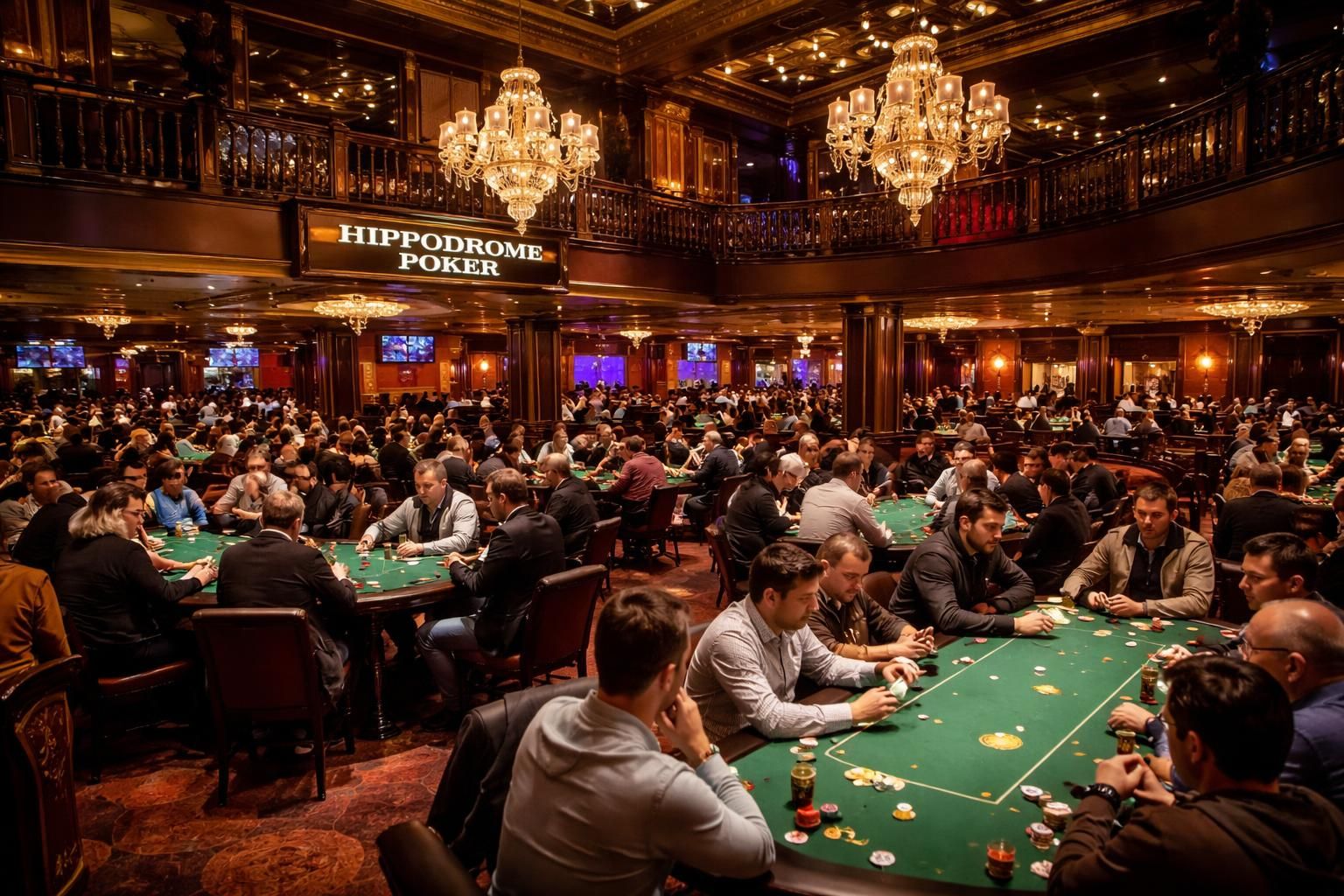 Découvrez la salle de poker The Hippodrome à Londres comme jamais auparavant