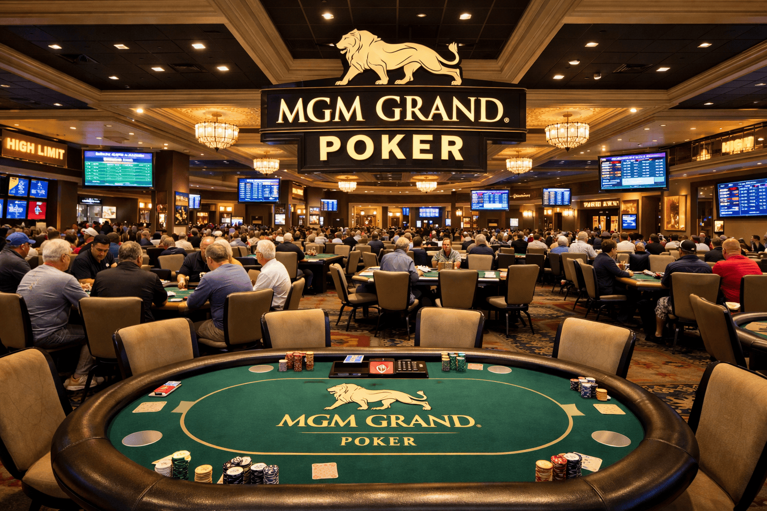 Une expérience inoubliable vous attend à la salle de poker MGM Grand aux USA