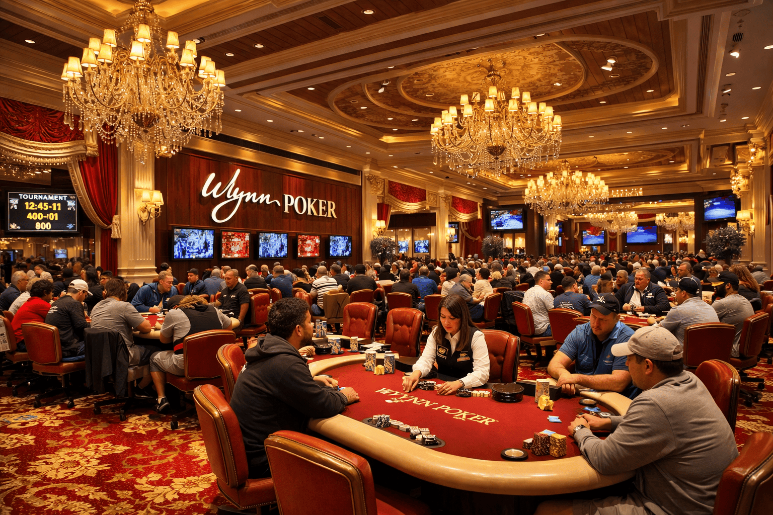 Découvrez la salle de poker Wynn aux USA, un paradis pour les joueurs