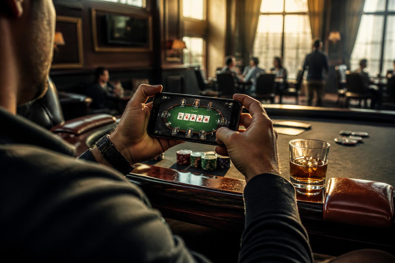 Accéder au poker en ligne depuis son smartphone