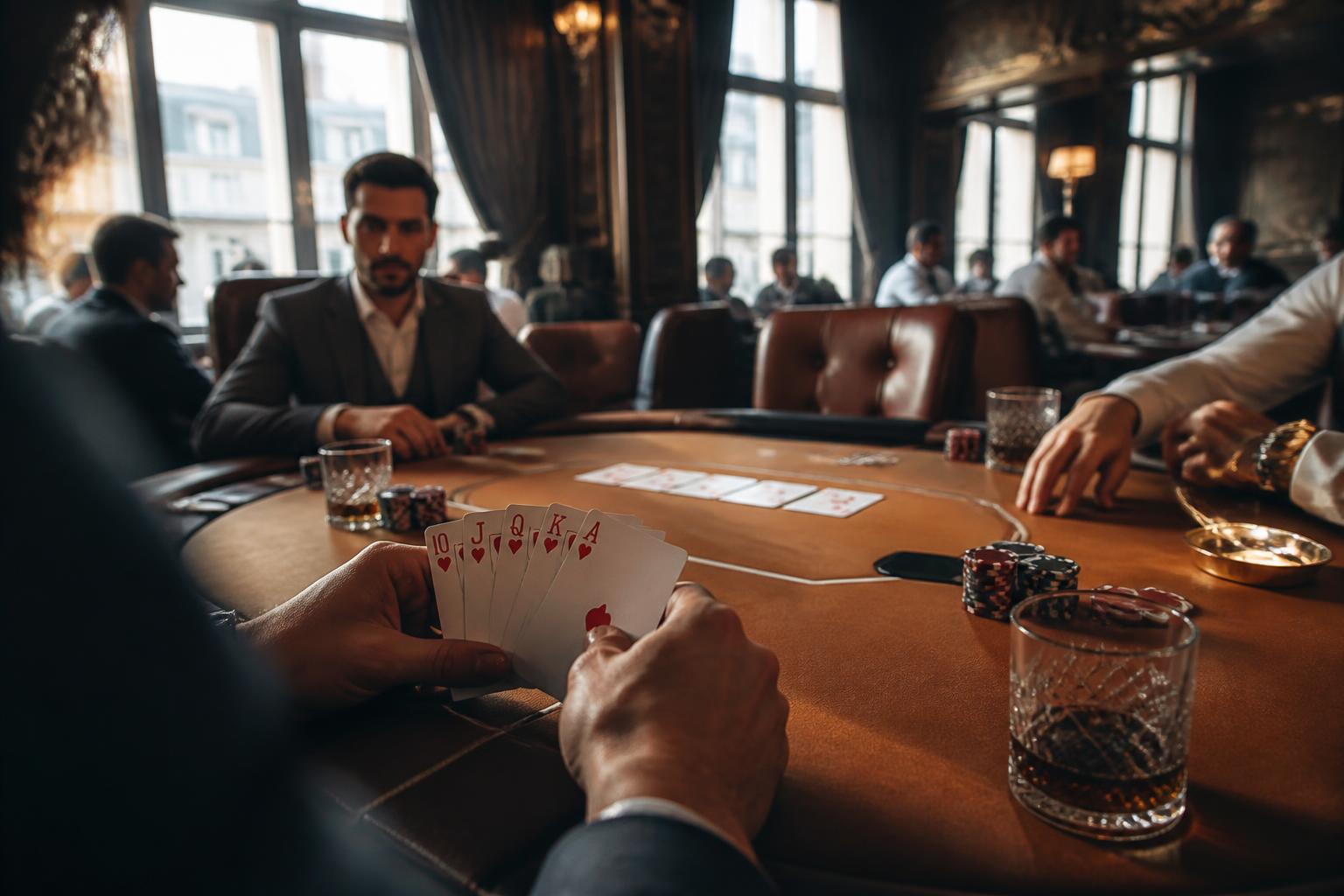 Comprendre les royal flush jackpots en poker