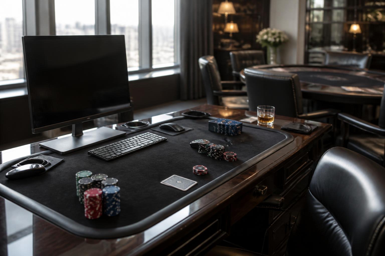 Configurer son bureau pour le poker en ligne