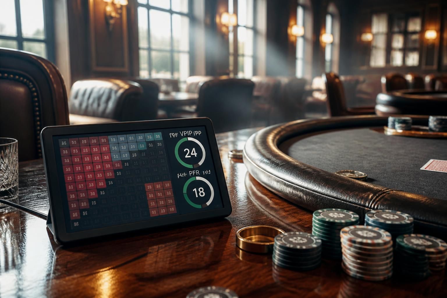 Identifier les statistiques VPIP et PFR au poker
