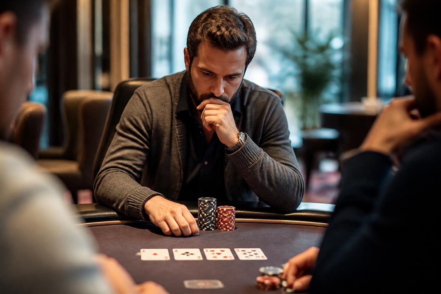 Jouer sur les flops secs au poker