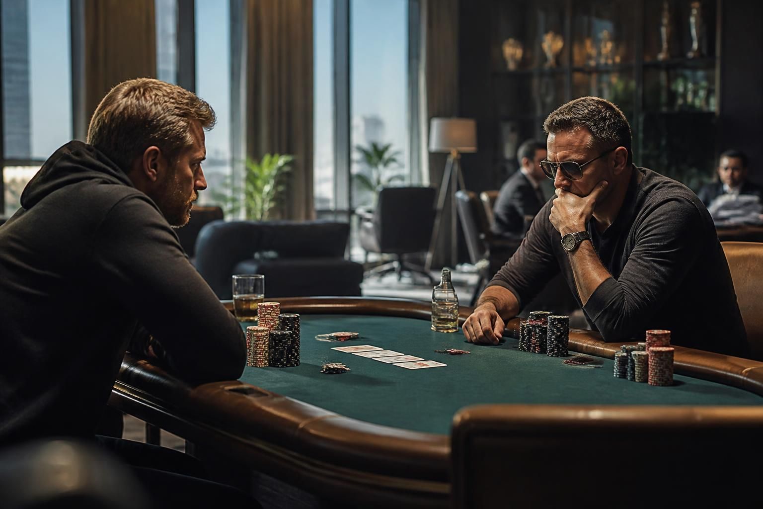 Négocier un chop en tête-à-tête en tournoi