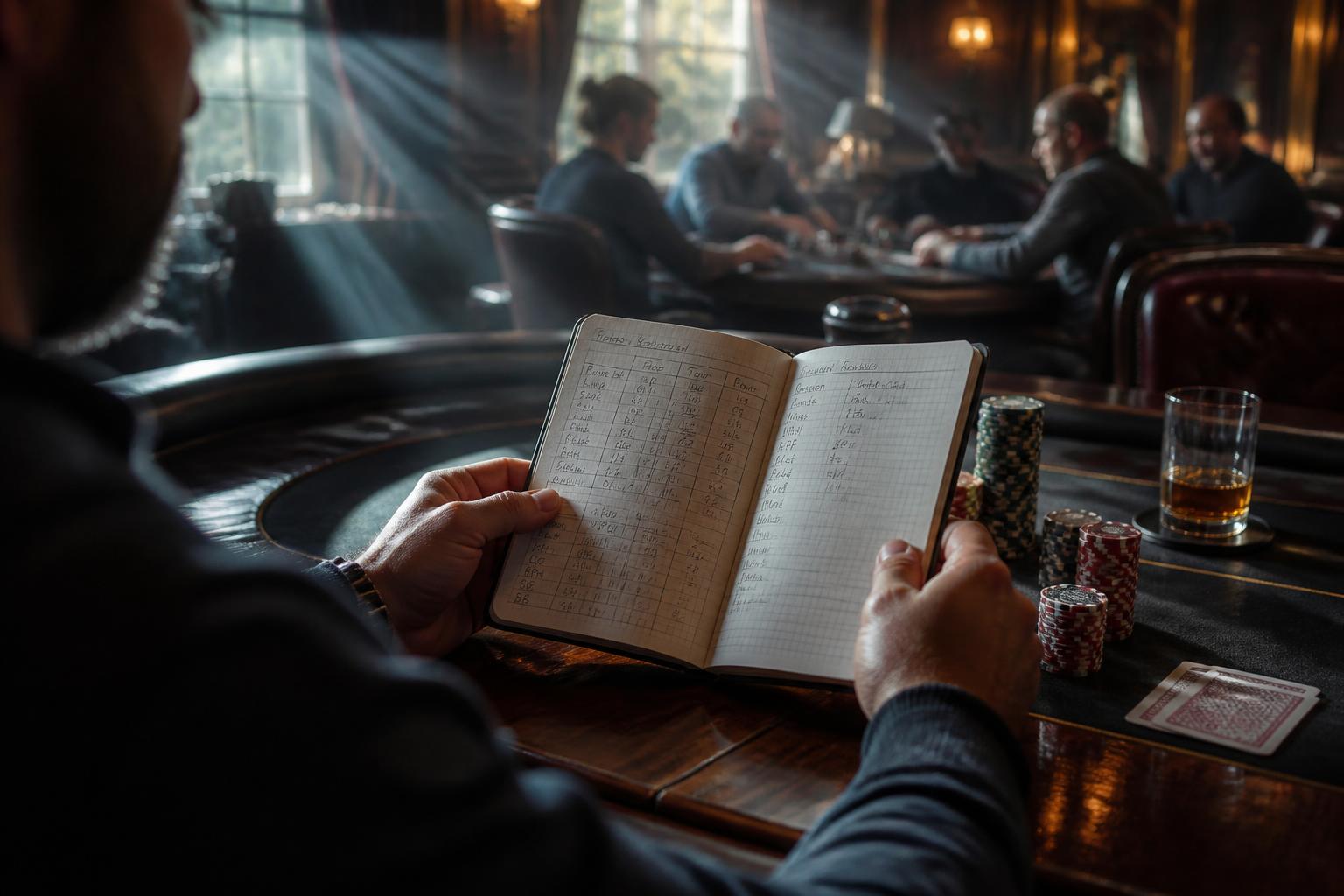 Tenir un carnet de progression au poker